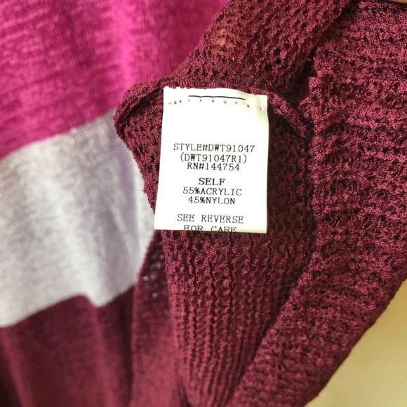 NWT Colorblock Slouchy Boyfriend Lightweight Sweatshirt Lagenlook Women's Medium - Picture 8 of 8